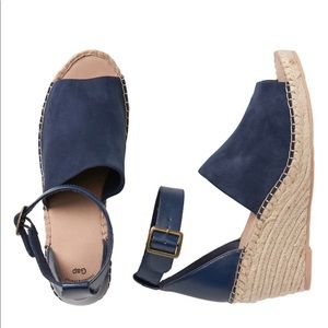Gap Navy Espadrille Wedge